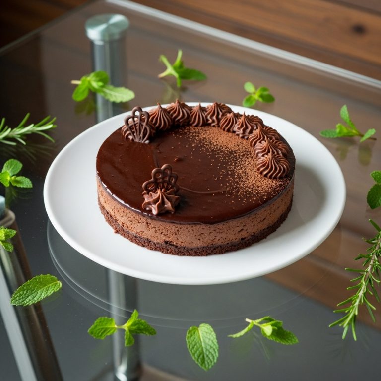 Elegant Chocolate Truffle Torte