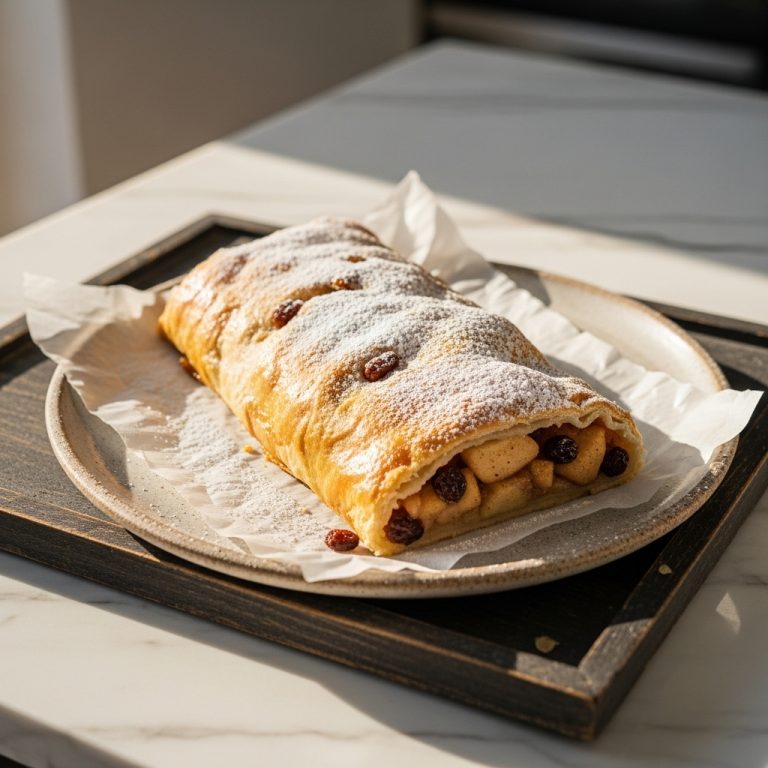 Elegant German Gluten-Free Apple Strudel