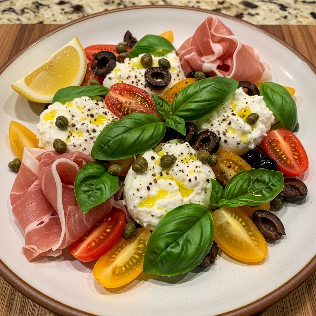 Elegant Italian Keto Brunch Delight