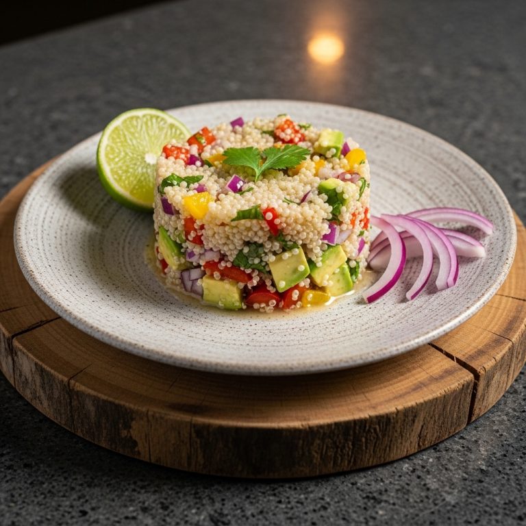 Elegant Peruvian Quinoa Ceviche: A Mouthwatering Vegetarian Delight