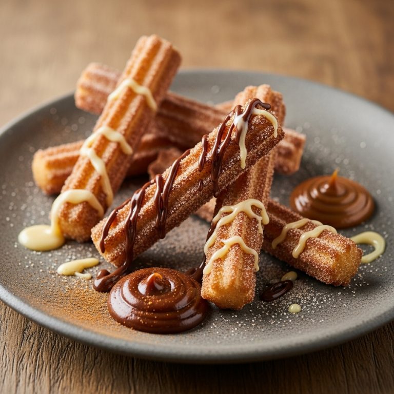 “Elevated Tex-Mex Churros: A Mouthwatering Vegetarian Dessert Experience”