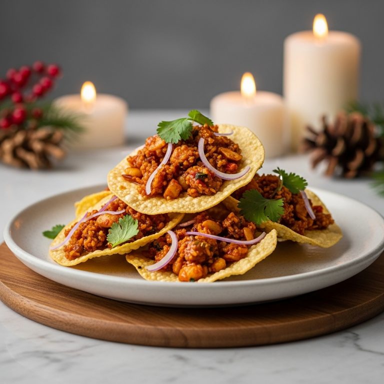 Elevated Vegan Masala Papadum Snack Recipe: A Spicy Fusion of Taste and Texture