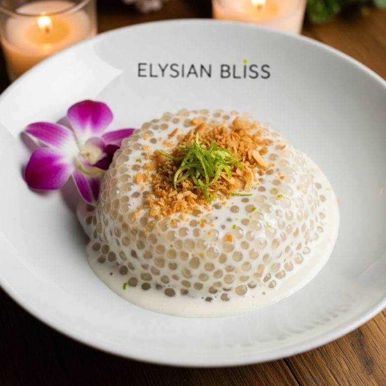 Elysian Bliss: A Keto Thai Coconut Tapioca Pudding