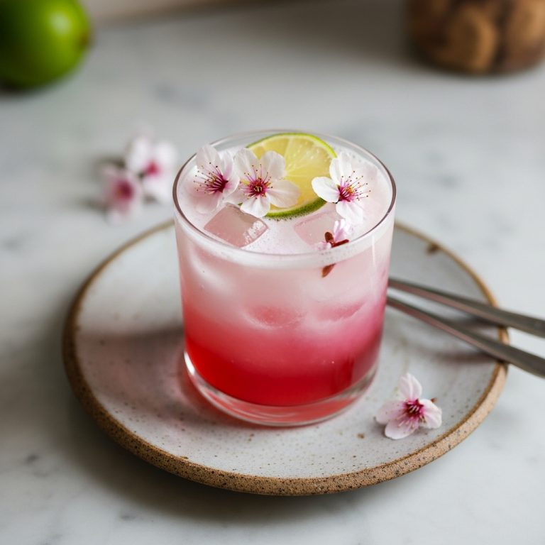 Enchanted Cherry Blossom Mocktail