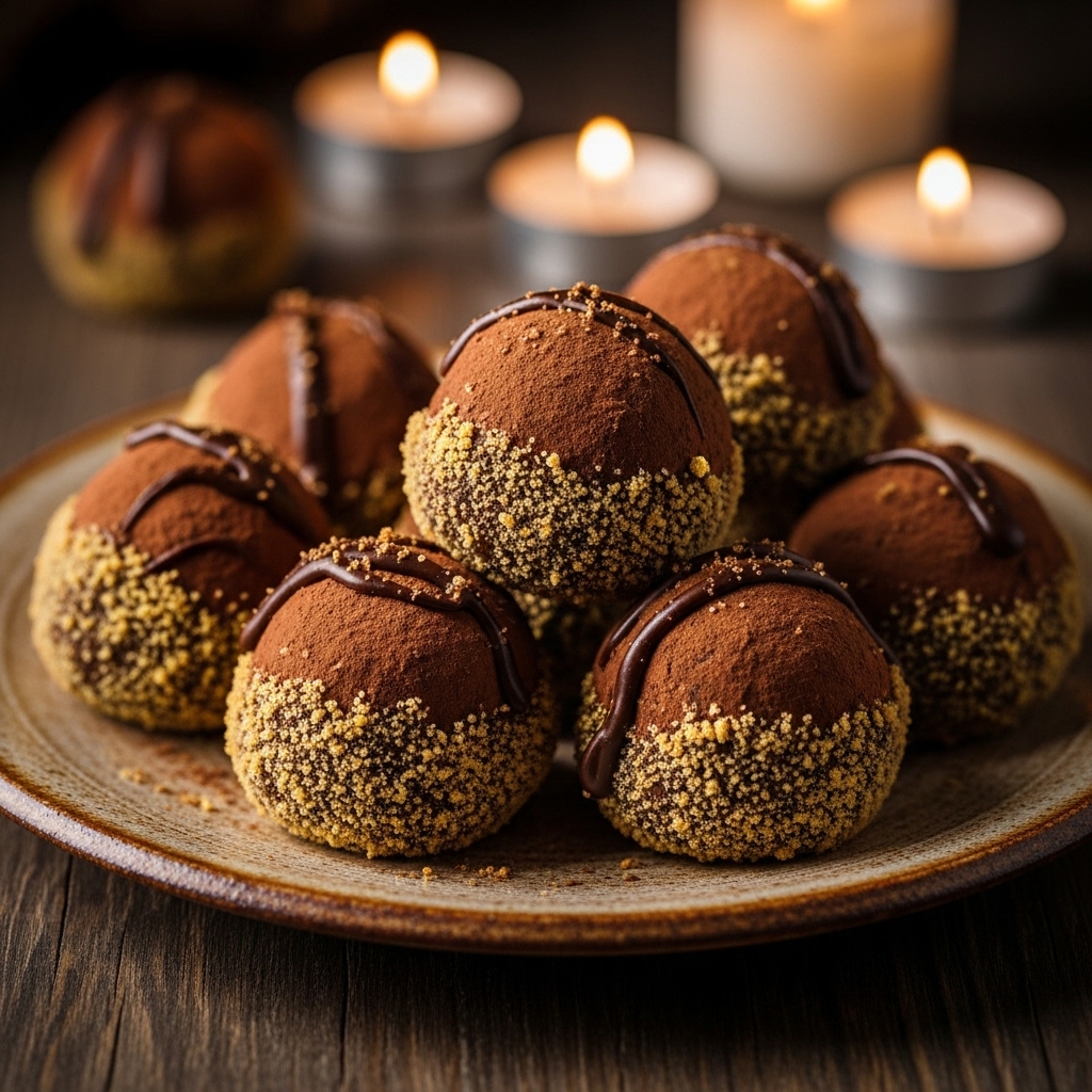 Enchanted Chocolate Amaretti Truffles