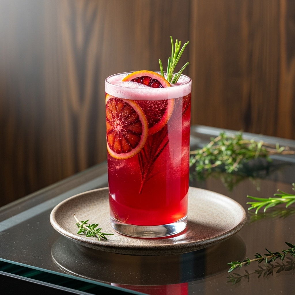 Enchanted Citrus Fizz: A Vegan Spanish Beverage for the Senses