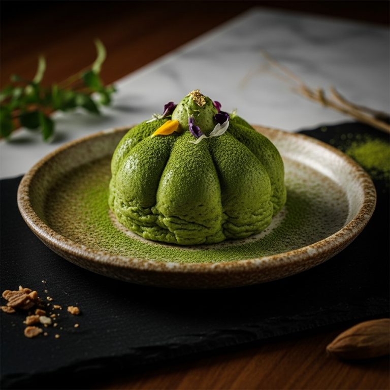 Enchanted Matcha Mochi Cake