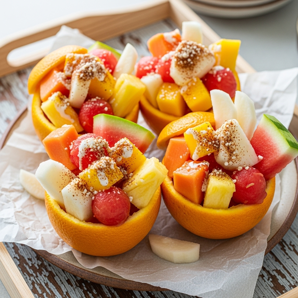 Enchanted Mexican Fruit Salad Cups