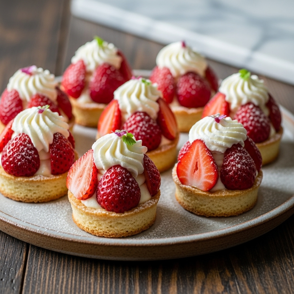 Enchanted Strawberry Shortcake Tartlets