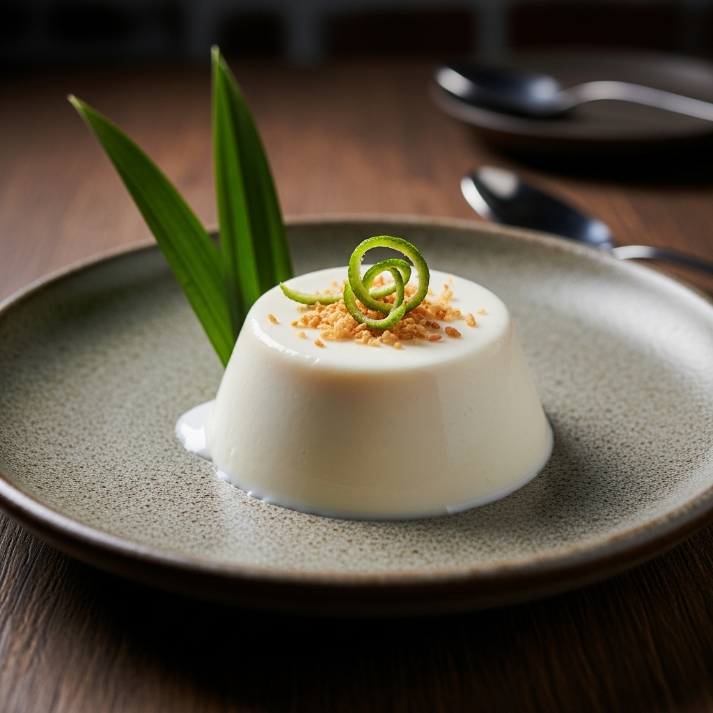 Enchanted Thai Coconut Panna Cotta