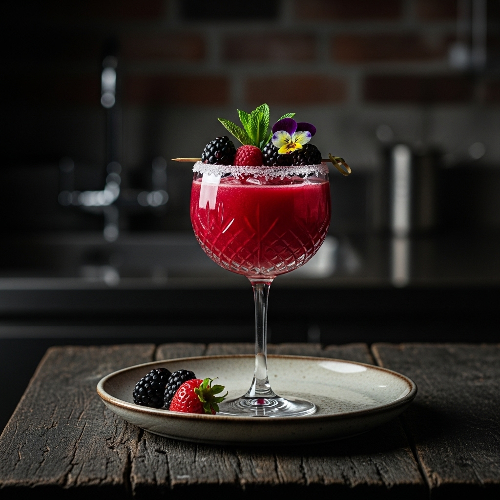 Enchanted Vegan Berry Mocktail