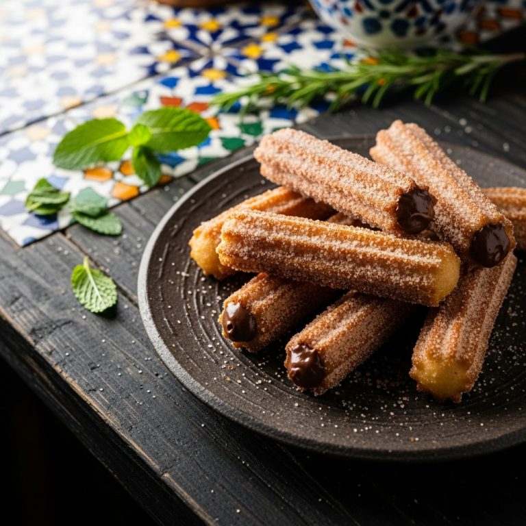 Enchanting Chocolate Churros with Cinnamon Sugar