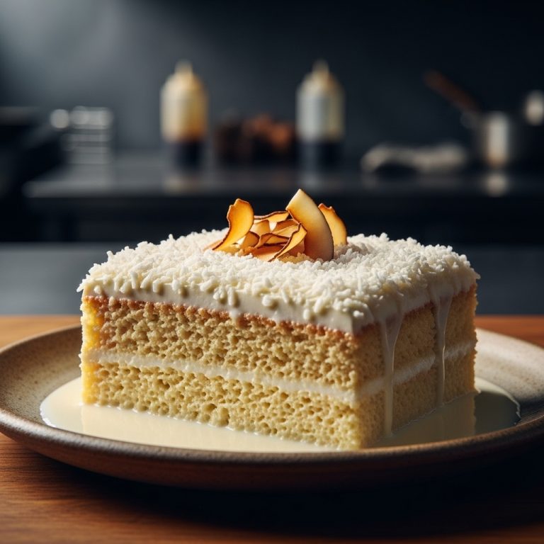 Enchanting Coconut Tres Leches Cake