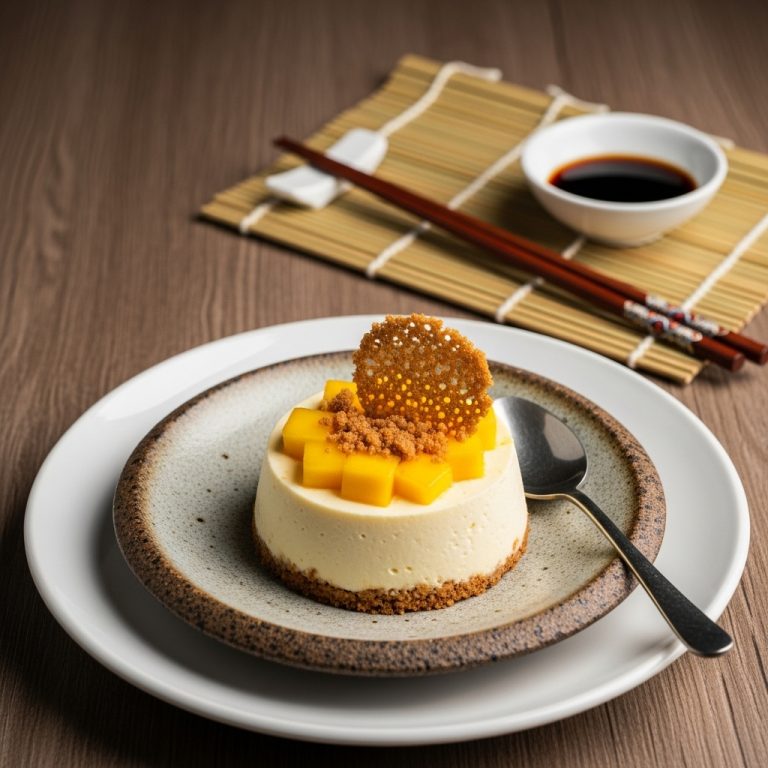 Enchanting Mango Coconut Mousse with Ginger Biscuit Crumble