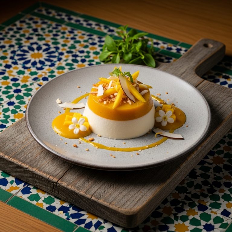 Enchanting Mango Coconut Panna Cotta