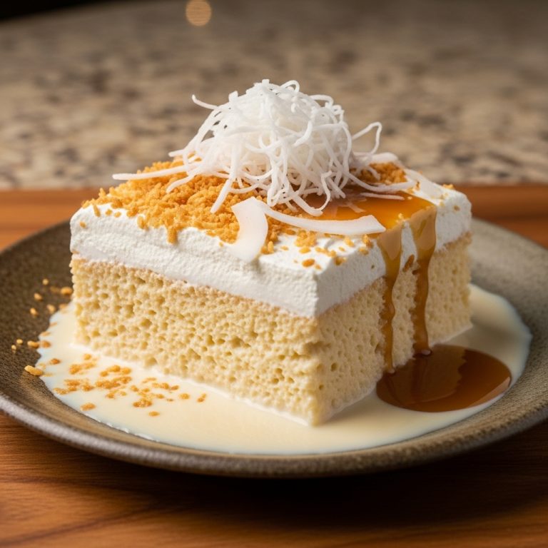 Enchanting Thai Coconut Tres Leches Cake