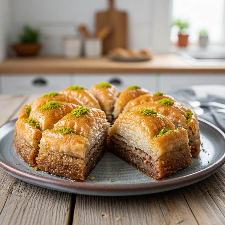 Enchanting Turkish Brunch Sweet: Walnut Baklava Torte