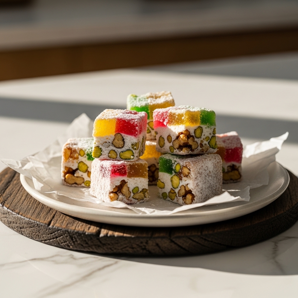 Enchanting Vegan Turkish Delight Bites