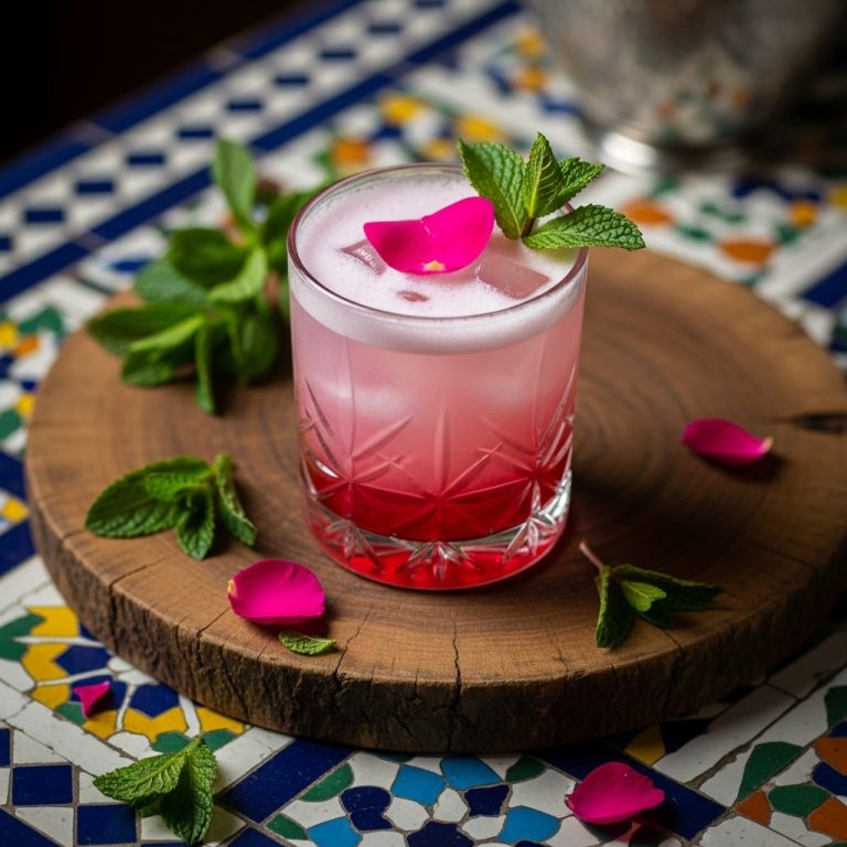 Enchantment in a Glass – The Rosewater Dream Mocktail