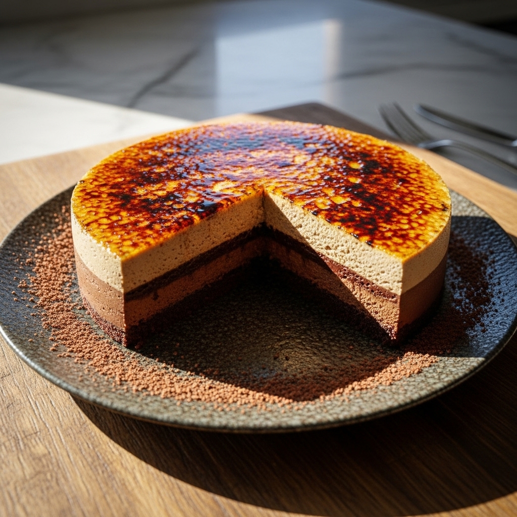 Enchantment of the North: Nordic Mocha Brulee Torte