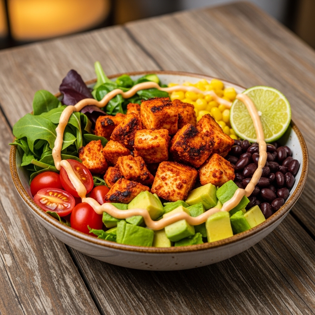 Energizing American Bowl with Spicy Grilled Chicken