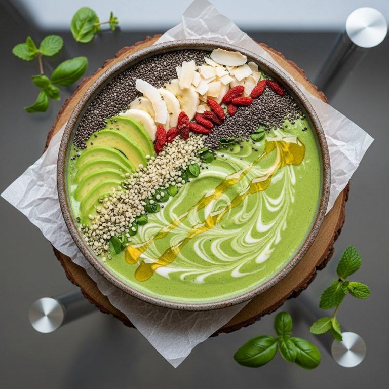 Energizing Aussie Avocado Smoothie Bowl