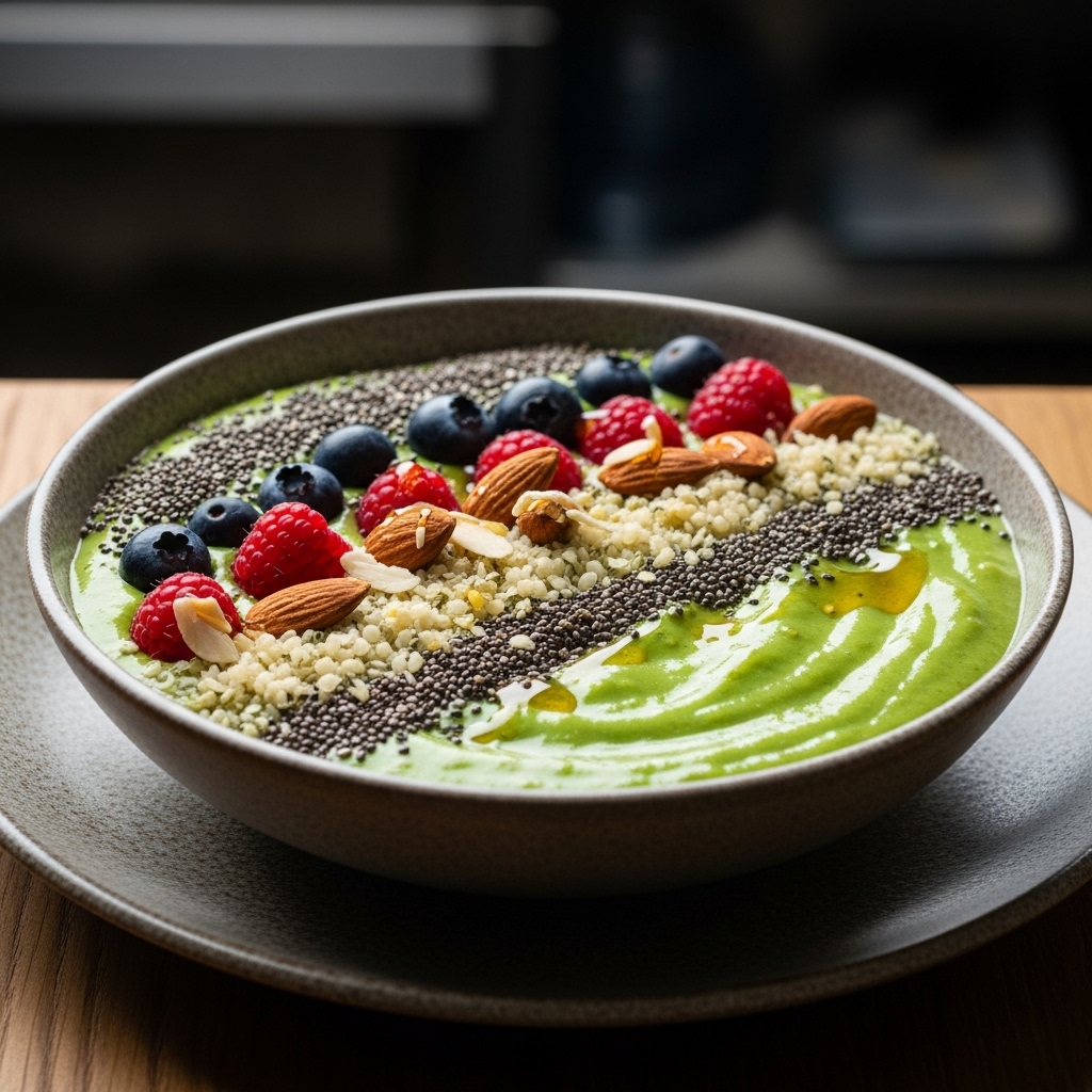 Energizing Avocado Smoothie Bowl