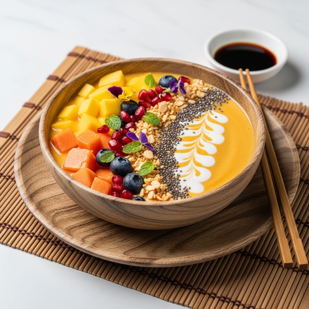 Energizing Indian Brunch Smoothie Bowl