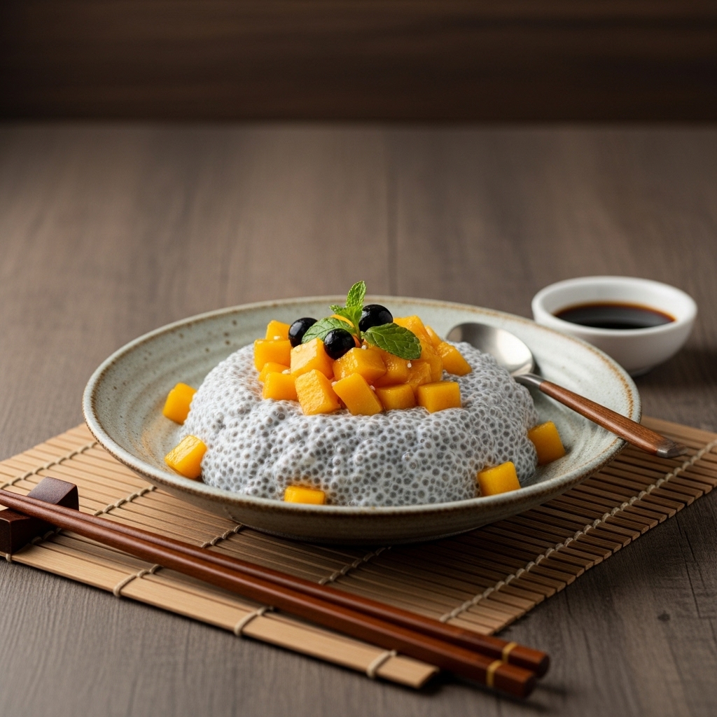 Energizing Indian Fruit Chia Pudding