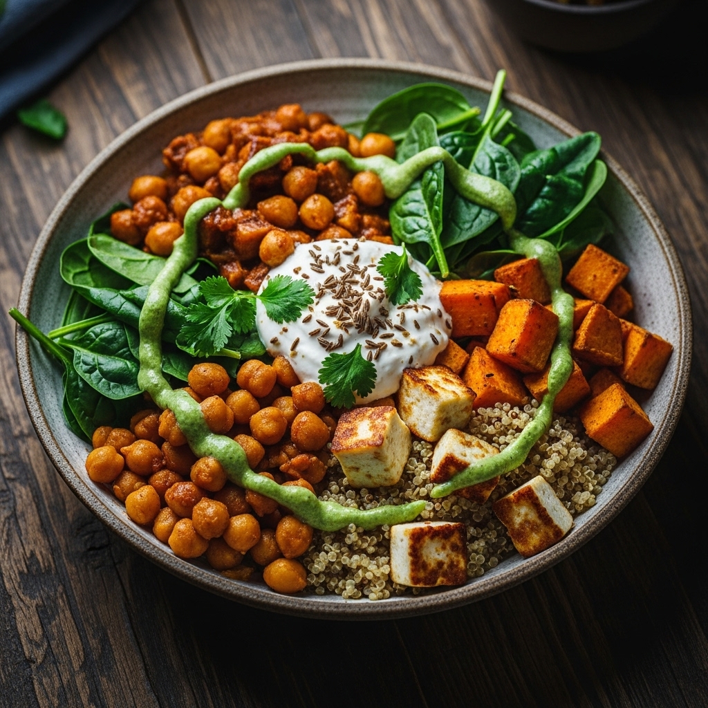 Energizing Indian Protein Bowl