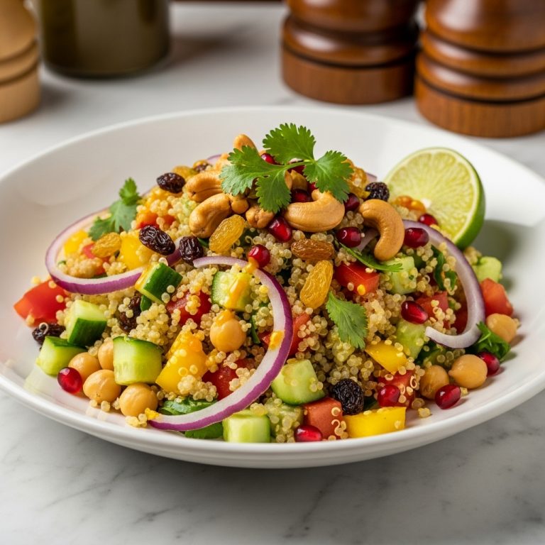 Energizing Indian Quinoa Salad Bowl