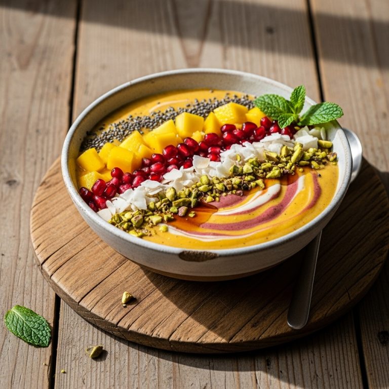 Energizing Indian Vegan Smoothie Bowl