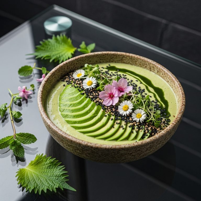 Energizing Japanese Avocado Smoothie Bowl