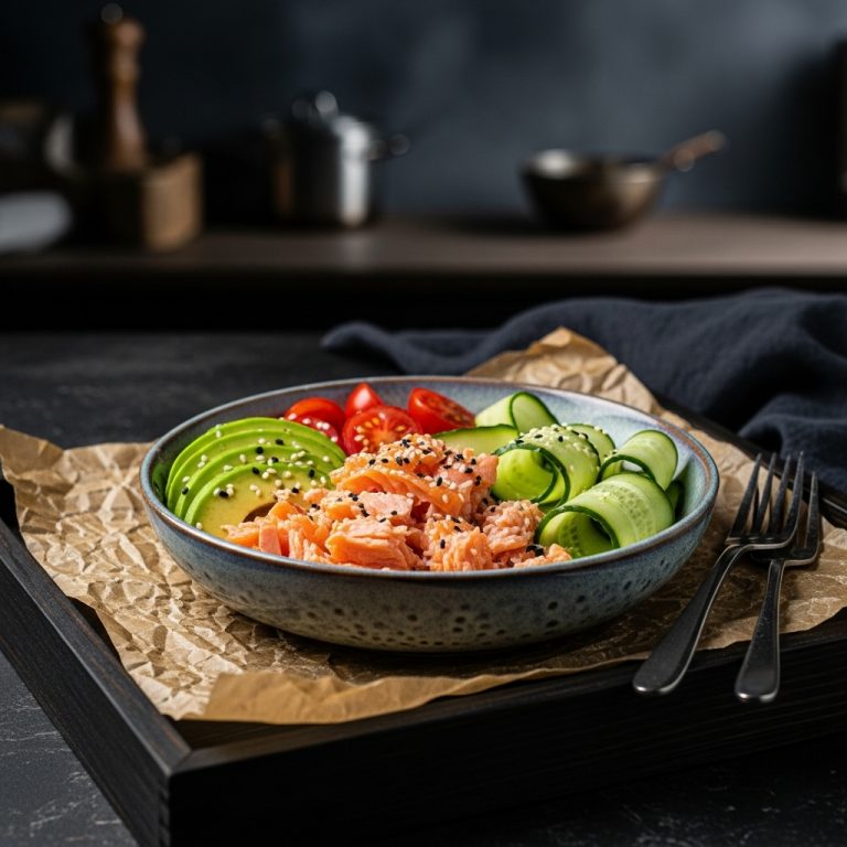 Energizing Keto Californian Salmon Bowl