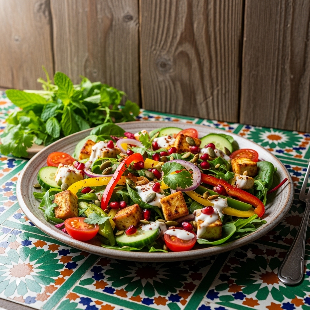 Energizing Keto Indian Lunch Salad