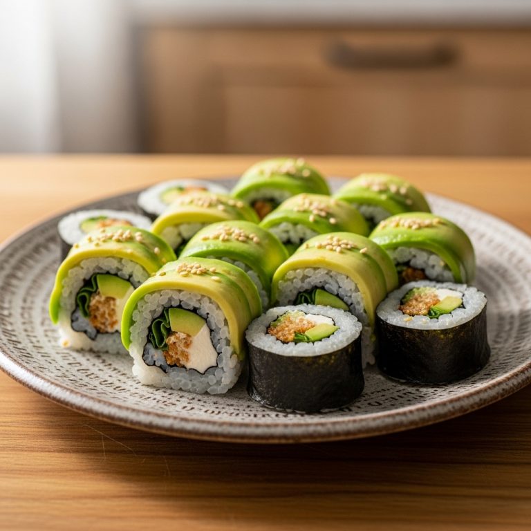 Energizing Keto Japanese Avocado Sushi Rolls