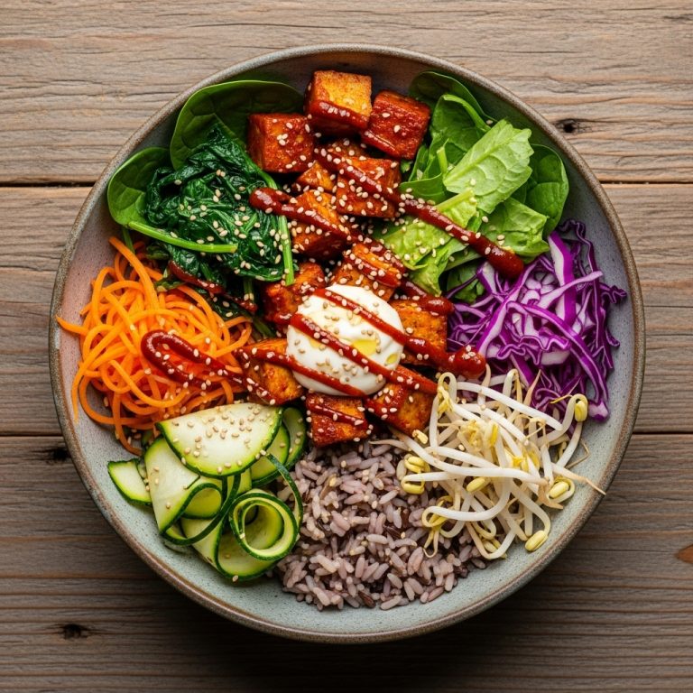 Energizing Korean Bowl: A Vegan Delight for Renewal and Balance