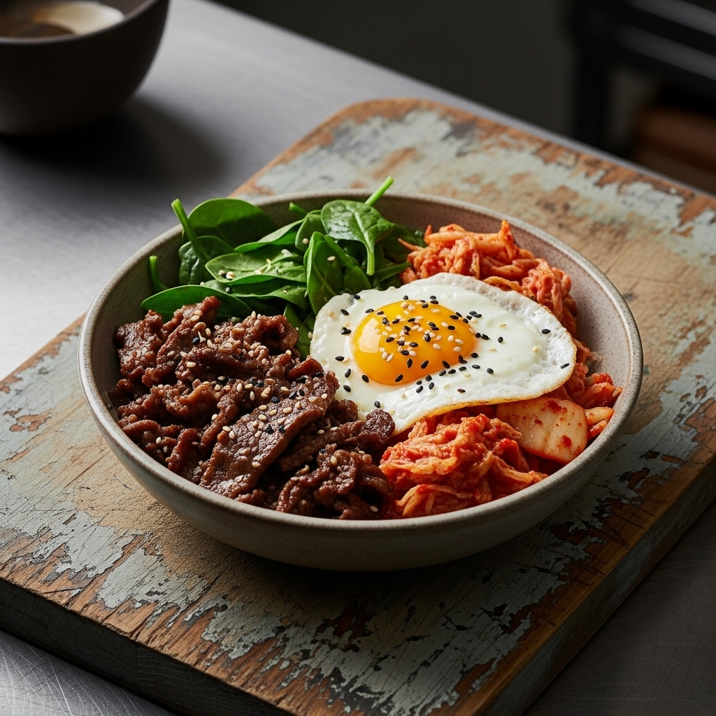 Energizing Korean Keto Breakfast Bowl