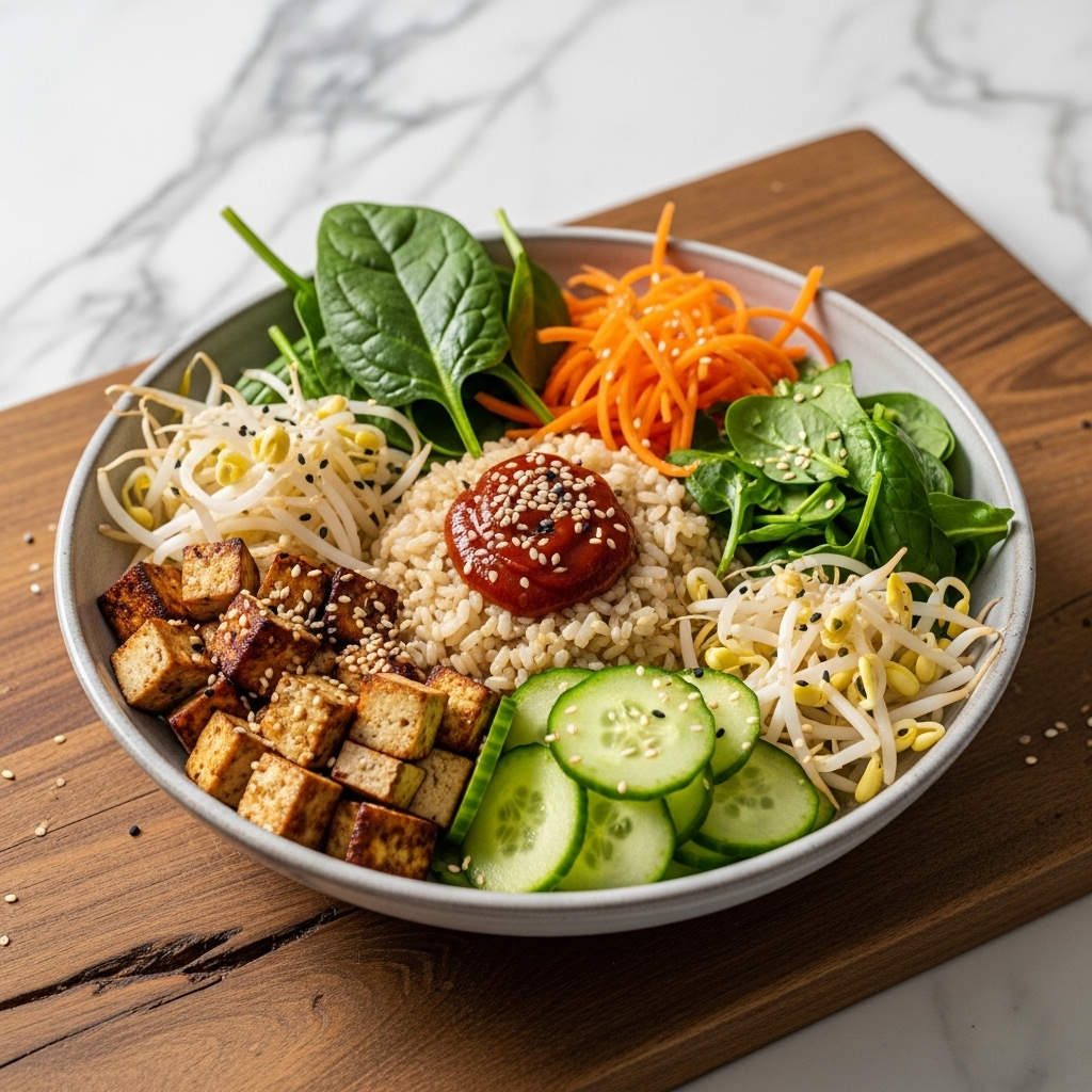 Energizing Korean Vegetarian Bowl