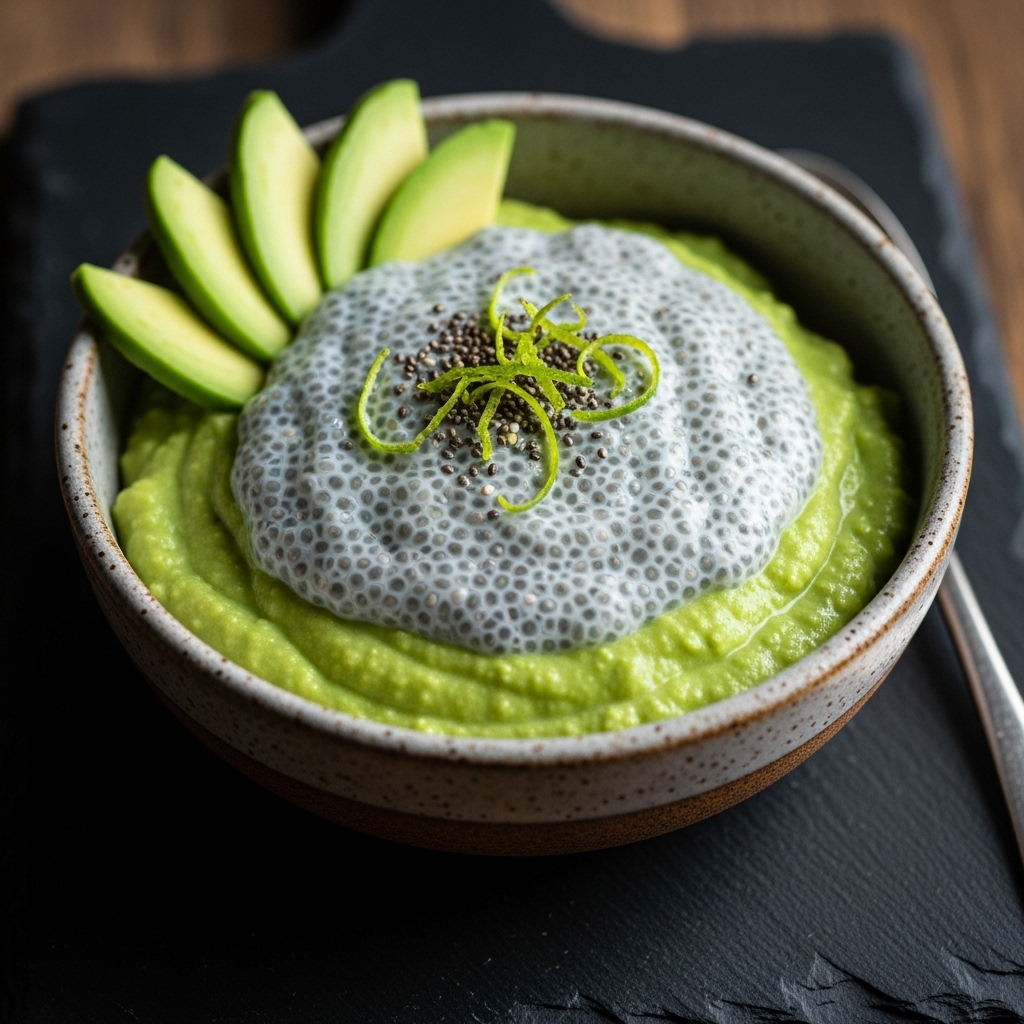 Energizing Low-Carb Avocado Chia Pudding