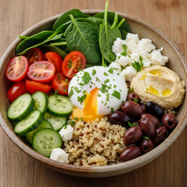 Energizing Mediterranean Brunch Bowl