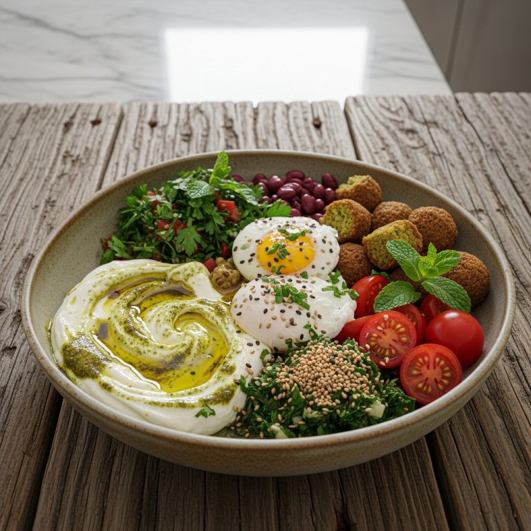 Energizing Middle Eastern Breakfast Bowl