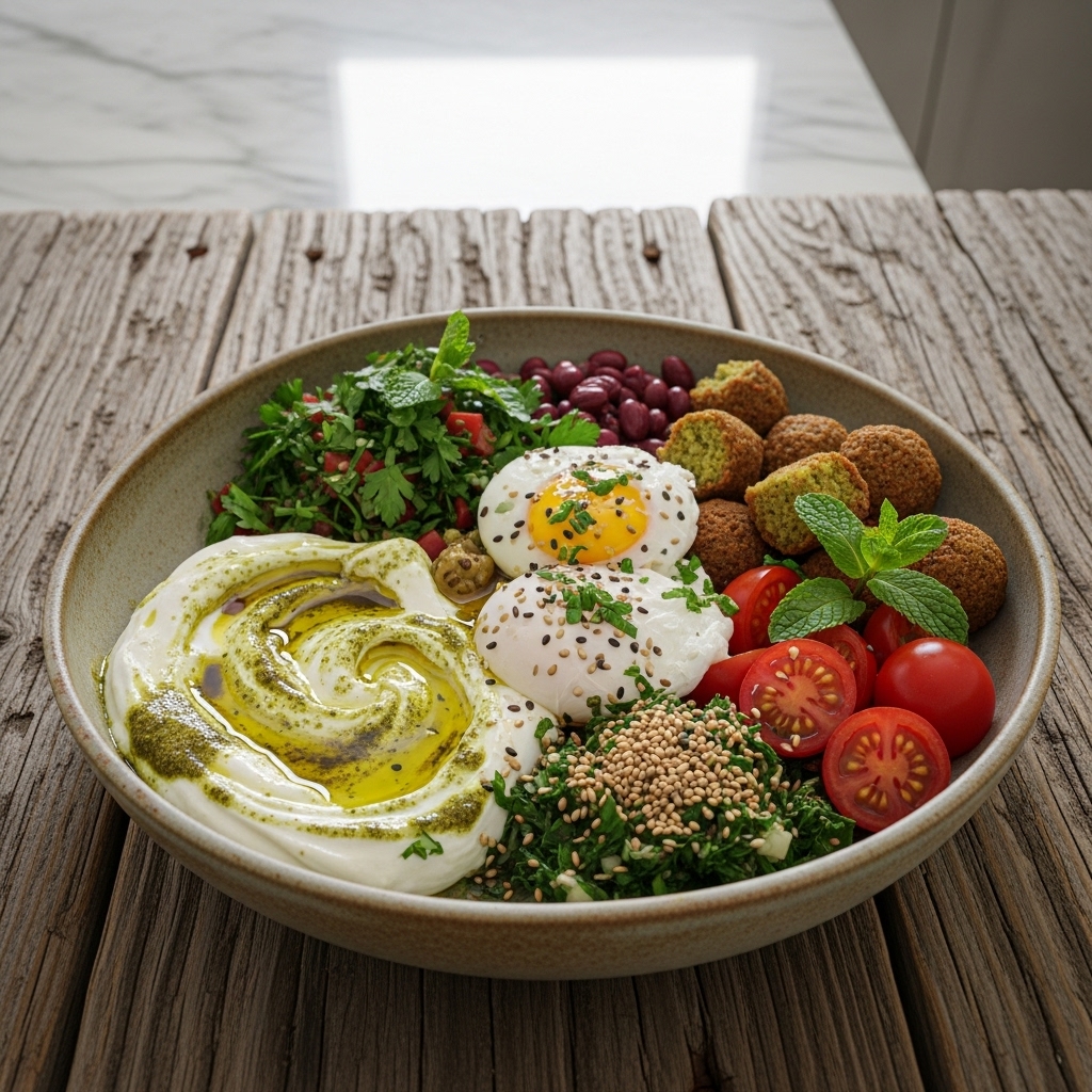 Energizing Middle Eastern Breakfast Bowl