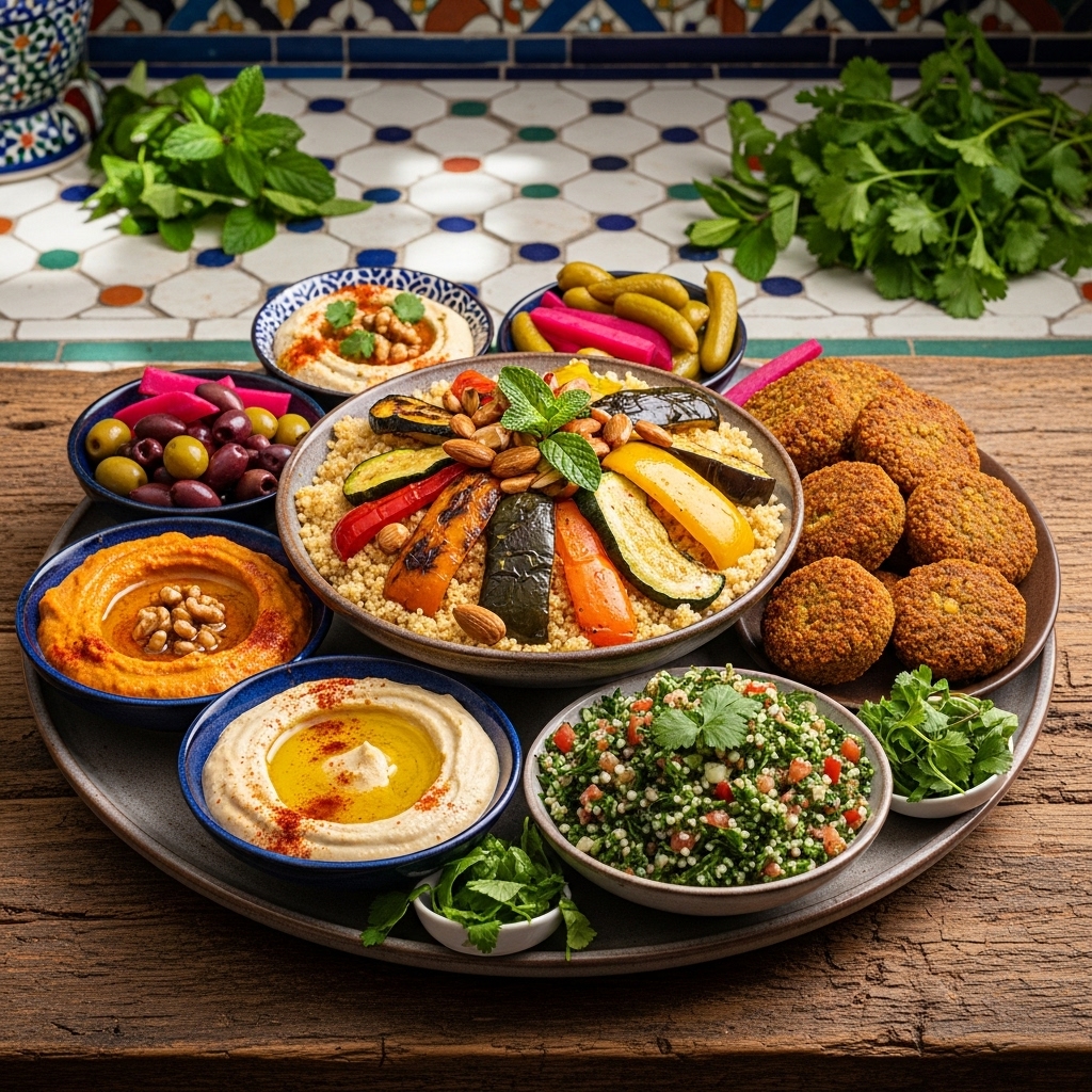 “Energizing Middle Eastern Vegetarian Feast”