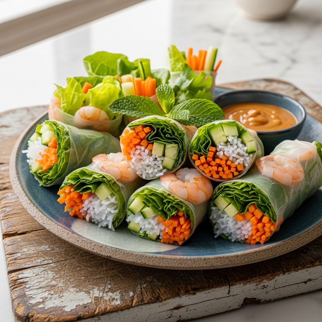 Energizing Thai Salad Rolls