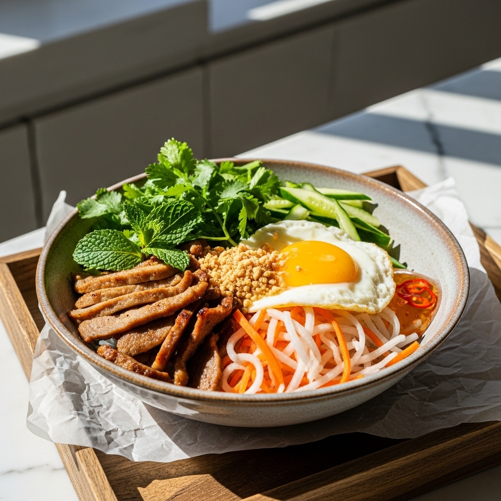 Energizing Vietnamese Breakfast Bowl
