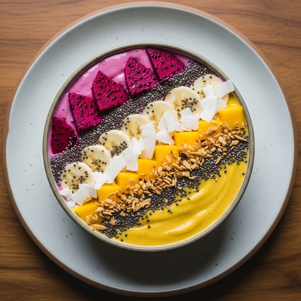 Energizing Vietnamese Breakfast Smoothie Bowl