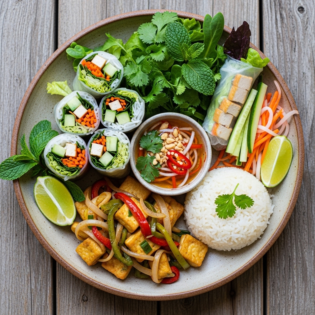 Energizing Vietnamese Vegetarian Dinner