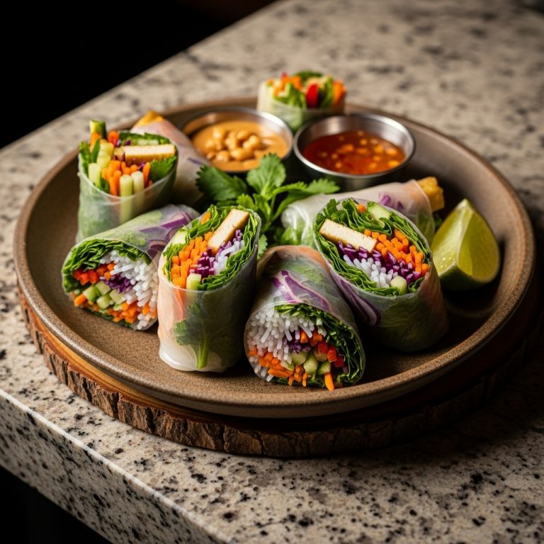 Energizing Vietnamese Vegetarian Summer Rolls