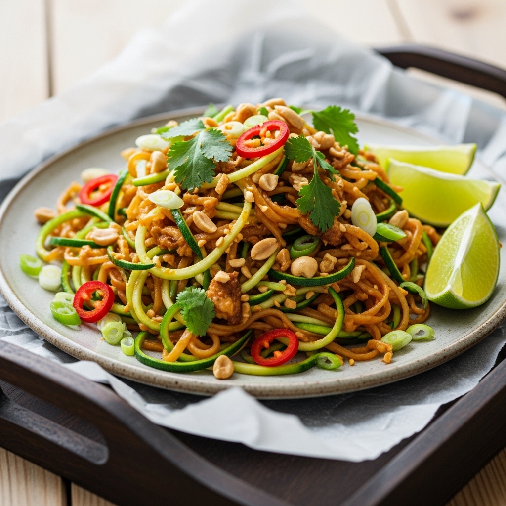 Energizing Zucchini Noodle Pad Thai